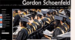 Desktop Screenshot of gordonschoenfeld.com