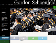 Tablet Screenshot of gordonschoenfeld.com